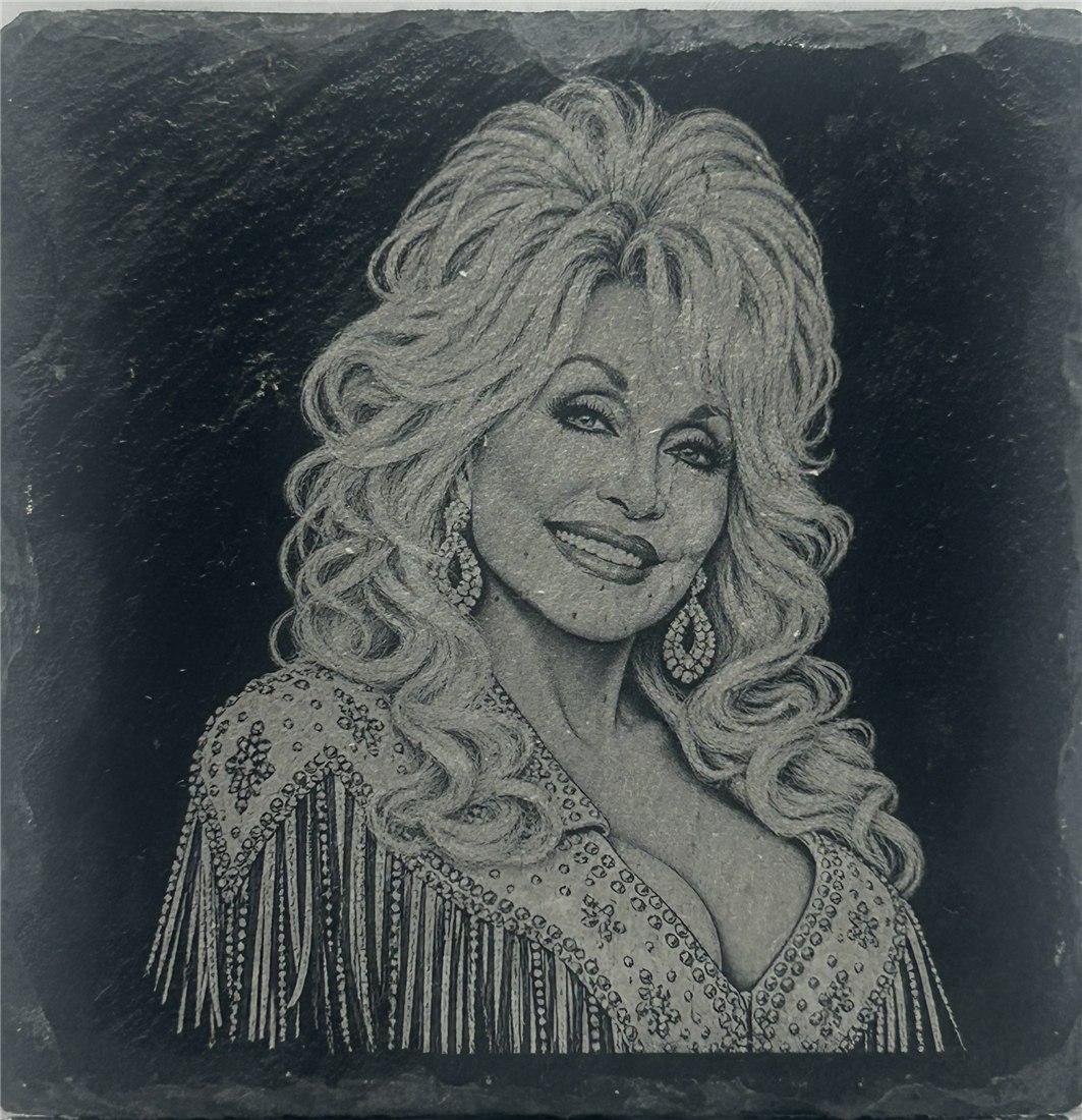 Portrait engraving supplied as DollySlate